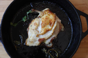 Cooking chicken breast